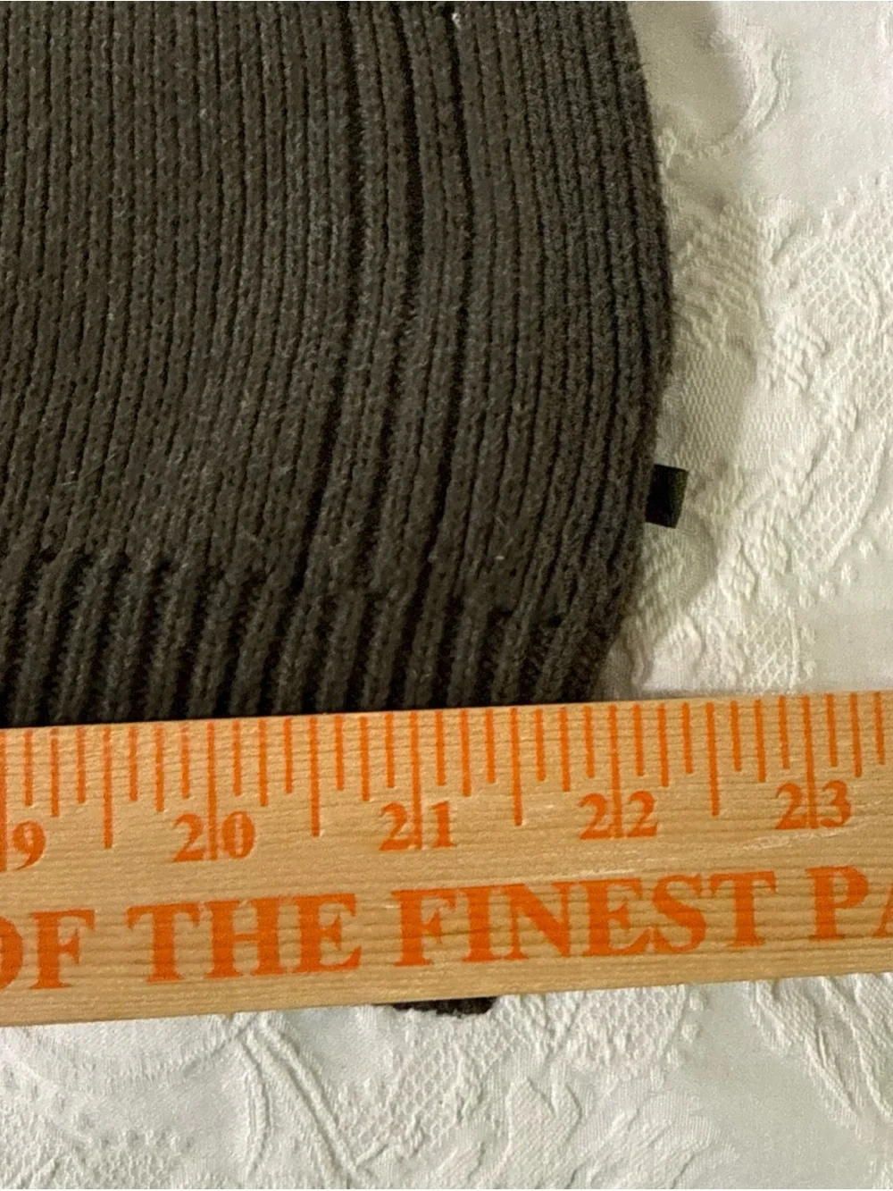 Vintage Arrow Thick Mens XL Sweater Pull Over Olive Green Crew Neck Squares